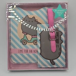 Pusheen Adventure Travel Set with Pink and Blue